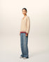 AMI PARIS Sweater in college ribs wool Unisex Apparel